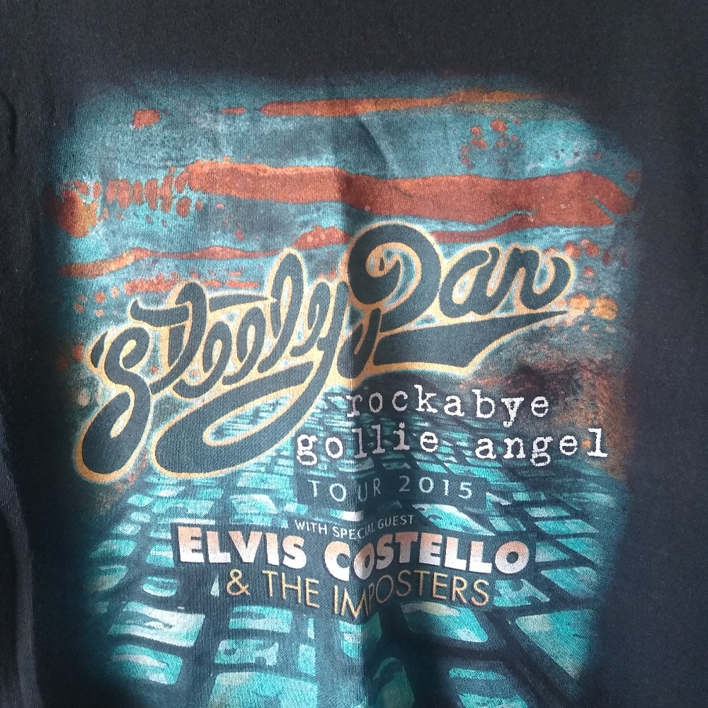Steely Dan Rockabye Gollie Angel 2015 Concert Tour Graphic T-Shirt Size 3XL